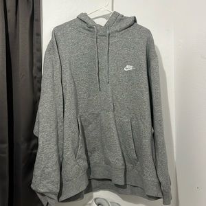 cotton grey nike hoodie.